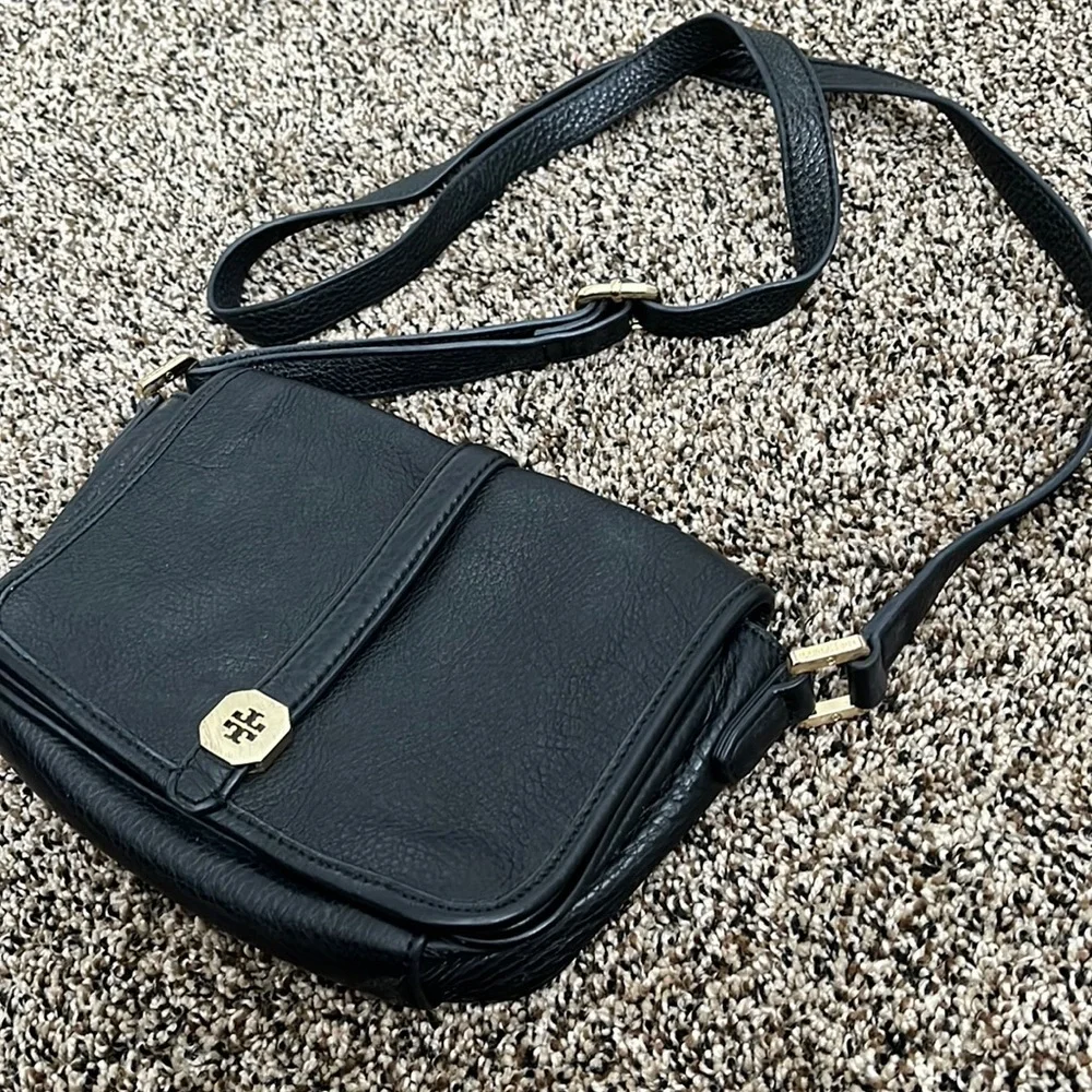 Tory Burch Small Black Crossbody, lightly used